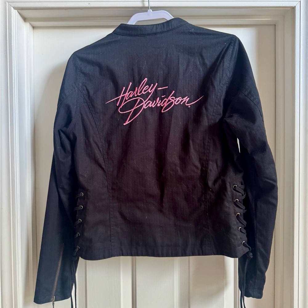 HARLEY DAVIDSON WOMEN'S PINK LABEL 3-IN-1 CASUAL JACKET WITH VEST - Picture 14 of 16